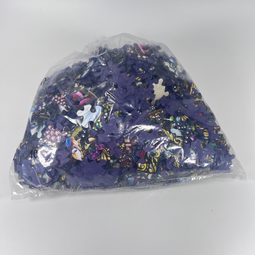 White Mountain - Jeweled Cat - 1000 piece puzzle - open box - excellent - Picture 4 of 6